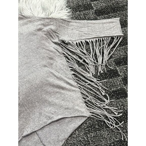 Judith March Anthropology Steer Head Floral Fringe T Size Medium - Picture 3 of 4
